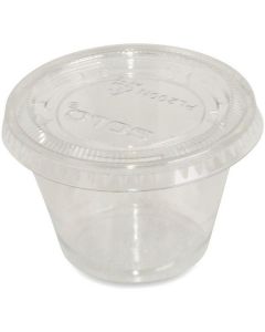 Clear Souffle Portion Cup with Lid 5000 X  Plastic Cup 