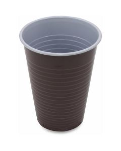 Plastic Hot Cup for Coffee - Brown 3000 X  Plastic Cup 