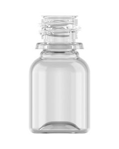 Clear Round Plastic PET Bottle with Lid 180 X  Piece (120 ml)