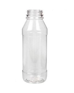 Clear Round Plastic PET Bottle with Lid 120 X  Piece (500 ml)