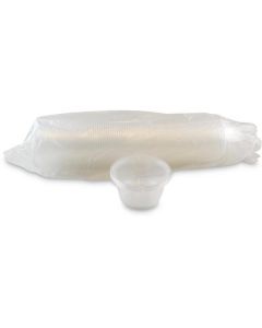 Clear Plastic Cup (Flat) 1000 X  Piece 