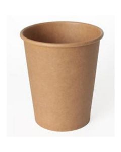 Paper Hot Cup with Lid - Kraft 1000 X  Piece 