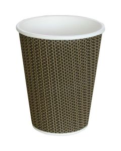 Ripple Wrap Hot Cup - Checker 1000 X  Piece 