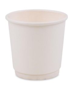 Paper Hot Cup Double Wall with Lid - White 500 X  Piece 