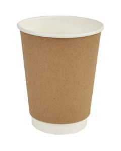 Paper Hot Cup: Double Wall Kraft 500 X  Piece 