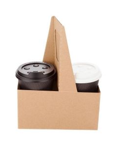 Kraft Two Cup Drink Carrier 250 X  Piece 