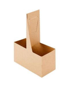 Paper Cup Holder Kraft 2 Cups 300 X  Piece 