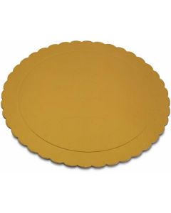 Golden Round Cake Base 25 X  Piece 