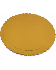 Golden Round Cake Base 25 X  Piece 