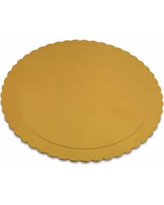 Golden Round Cake Base 25 X  Piece 