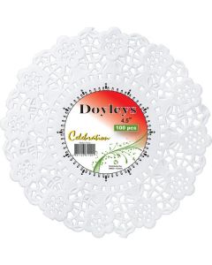 White Round Doilies 4.5 inch 2000 X  Piece 