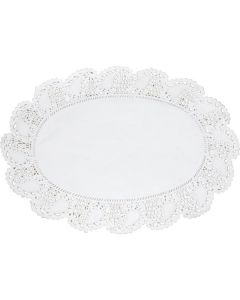 White Oval Doilies 1000 X  Piece 