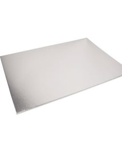 Silver Rectangular Cake Base 25 X  Piece 