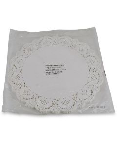 White Round Doilies 100 X  Piece 