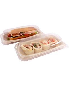 Biodegradable Rectangular Pulp Snack Box 300 X  Plastic Box 