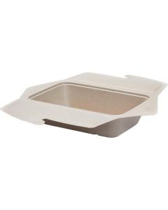 Folding Pulp Rectangular Container with 1 Compartments 150 X  Piece 