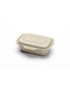 Compostable Oval Hinged Container 300 X  Piece 