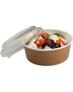 Kraft Multi-Food Pot & Paper Lid 250 X  Piece 