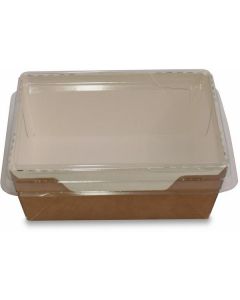 Mini Fuzione Kraft Tray with Lid 500 X  Piece 