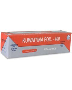 Aluminium Foil 300 mm Wide 6 X  Roll 