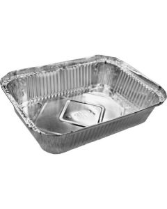 Rectangular Aluminium Foil Containers With Lid 400 X  Piece 