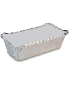 Rectangular Aluminium Containers with Lid 750 X  Piece 