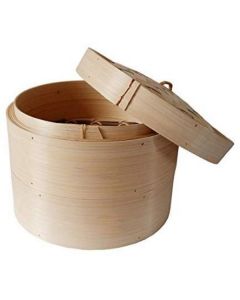 Cooking Bamboo Steamer 36 cm 5 X  Set 