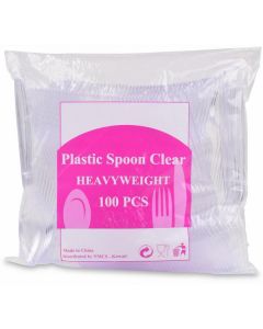 Plastic Spoon Clear HD 1000 X  Piece 