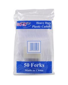 Plastic Fork Clear 2000 X  Piece 