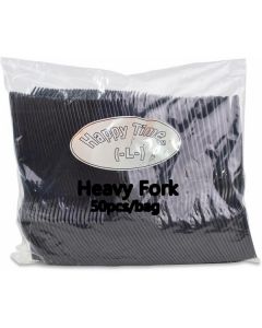 Plastic Fork HD - Black 1000 X  Piece 