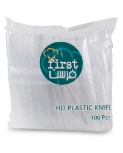 Plastic Knife Clear HD 2000 X  Piece 