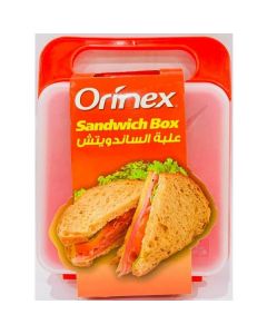 Sandwich Box Colour Label 48 X  Plastic Box 