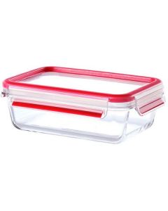 Masterseal Glass Food Storage - Rectangle 1 X  Piece (1.3 liter)