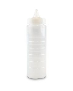 Squeeze Bottle Wide Mouth Dispenser With Closable Cap, 24 C   