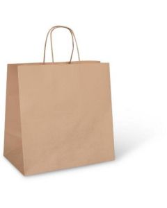 Brown Paper Bag with Handle - Medium 250 X  Piece 