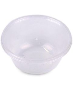 Round Clear Microwave Container with Lid 500 X  Plastic Box 