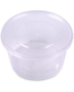 Round Clear Microwave Container with Lid 450 X  Piece 