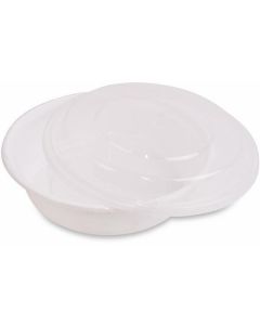 Round Clear Microwave Container with Lid 1000 X  Piece 