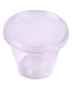 Round Clear Microwave Container with Lid 1000 X  Plastic Box 