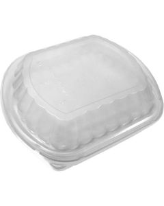 PP 1 Compartment Clear Microwave Container with Lid 250 X  Plastic Box 