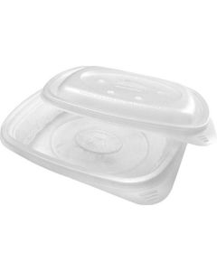 PP Clear Microwave Container with Lid 300 X  Plastic Box 