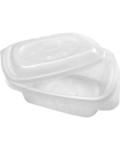 PP Clear Microwave Container with Lid 300 X  Plastic Box 