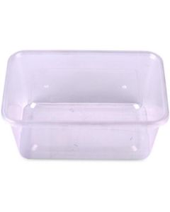 Rectangular Microwave Clear Containers with Lid 300 X  Piece 