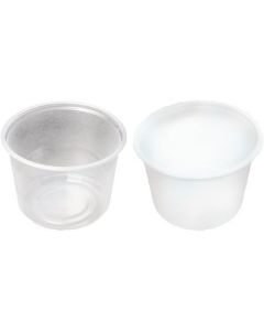 PP Round White Microwave Container 1000 X  Plastic Box 