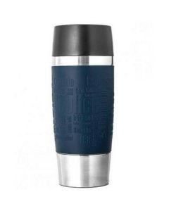 Travel Mug Stainless Steel -Blue   (360 ml)