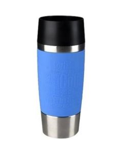 Travel Mug Stainless Steel -Light Blue   (360 ml)