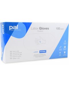 Latex Gloves Powdered - Large 10 X  Piece 