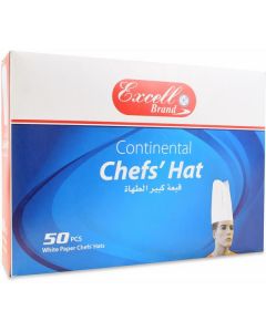 Chef Hat 25 Cm 5 X  Carton 