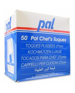 Pleated Chef's Toque 5 X  Carton 