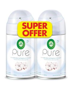 Air Freshener Pure Freshmatic Refill Soft Cotton 6 X  Metal Can (250 ml)